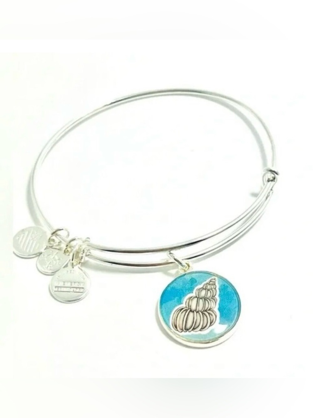 Alex And Ani Silver Shell Bracelet